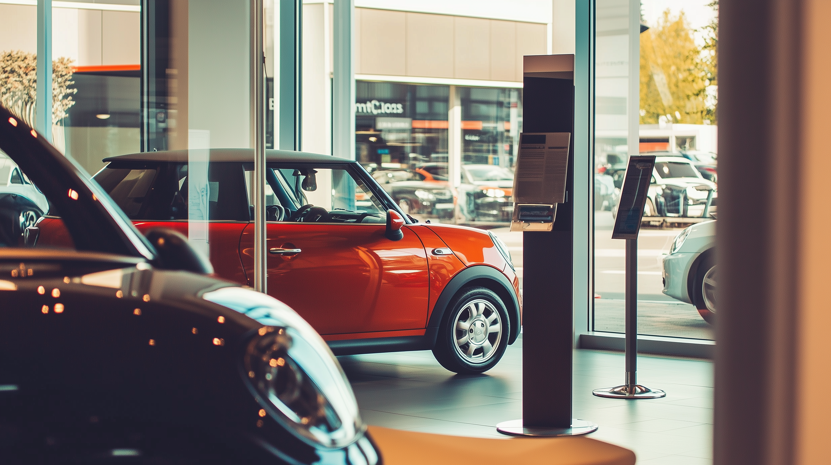 A_small_car_in_a_dealership_--ar_169_--stylize_0_-_bbff4cac-b56c-4021-af4e-e38082d73062 A_small_car_in_a_dealership_--ar_169_--stylize_0_-_bbff4cac-b56c-4021-af4e-e38082d73062